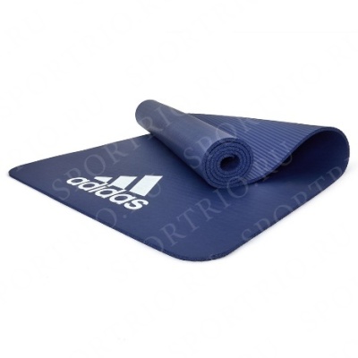Тренировочный коврик (фитнес-мат) Adidas, 7 мм, синий ADMT-11014BL