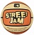 Баскетбольный мяч (размер 7) AND1 Street Jam (orange/cream)